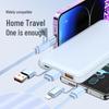 4-in-1 Retractable 100W Fast Charging Cable for Apple, Huawei, Xiaomi, Android, Car Charger