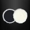 4pcs 150mm Wool Polishing Pads Thickened Automotive Scratches Removal Buffing Tool Achieve Flaw-Less High-Gloss Mirror Finish