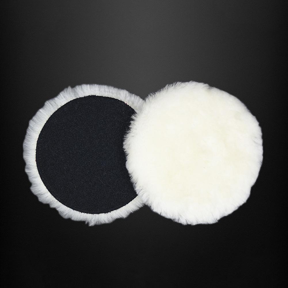4pcs 150mm Wool Polishing Pads Thickened Automotive Scratches Removal Buffing Tool Achieve Flaw-Less High-Gloss Mirror Finish