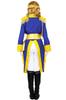 The Rose of Versailles Oscar Military Uniform Captain of the Guard Cosplay Costume [NOOLOR] (L, Blue)