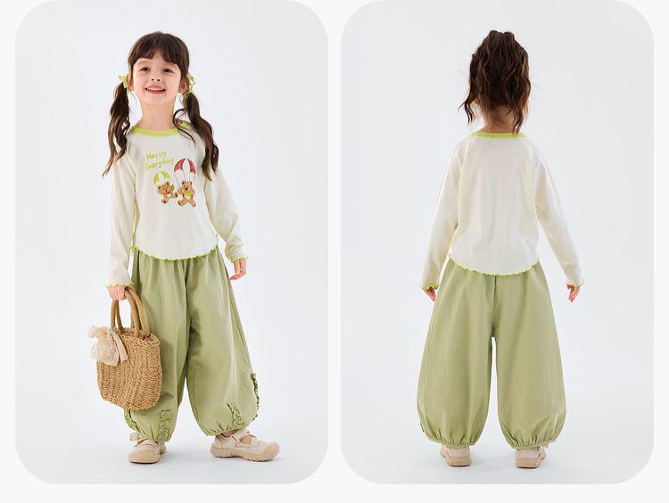 Dudu Family Spring Long Sleeve T-Shirt for Girls - Trendy and Stylish Base Layer Top