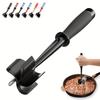 Vlees chopper & stamper | 5-bladig Heavy Duty voor Burgers/Rösti | Anti-aanbak Vaatwasmachinebestendig met Hittebestendig Handvat