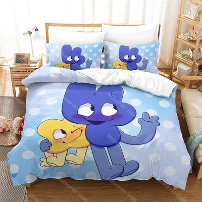 Set da letto cartone animato stampa 3D Jacknjellify Singolo Matrimoniale Queen King Set da letto Ragazzi Ragazze Copripiumino Federa