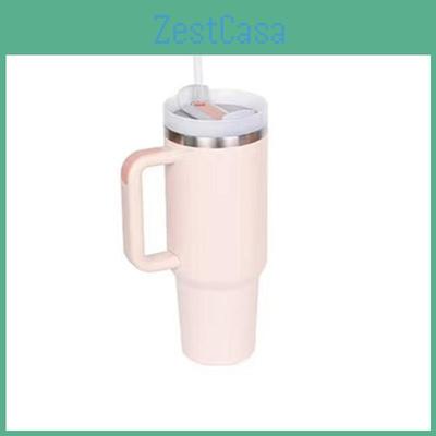 40oz Edelstahl-Autobecher mit großem Fassungsvermögen und Henkel für die Reise