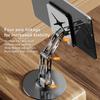 360 Rotation Aluminium Alloy Foldable Desktop Phone Stand Desk Lazy Tablet Holder Support Mount For Iphone Ipad Xiaomi Samsung