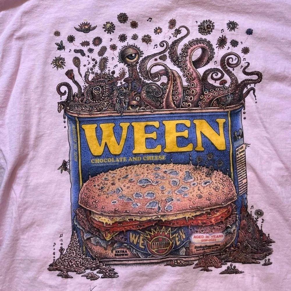 Remake Ween band 90s Light Pink Retro T shirt Unisex tee Classic style Unisex T-Shirt M
