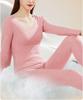 1 Set Thermal Underwear for Women Long Johns With Fleece Lined Long Sleeve Top & Bottom Base Layer Cold Weather