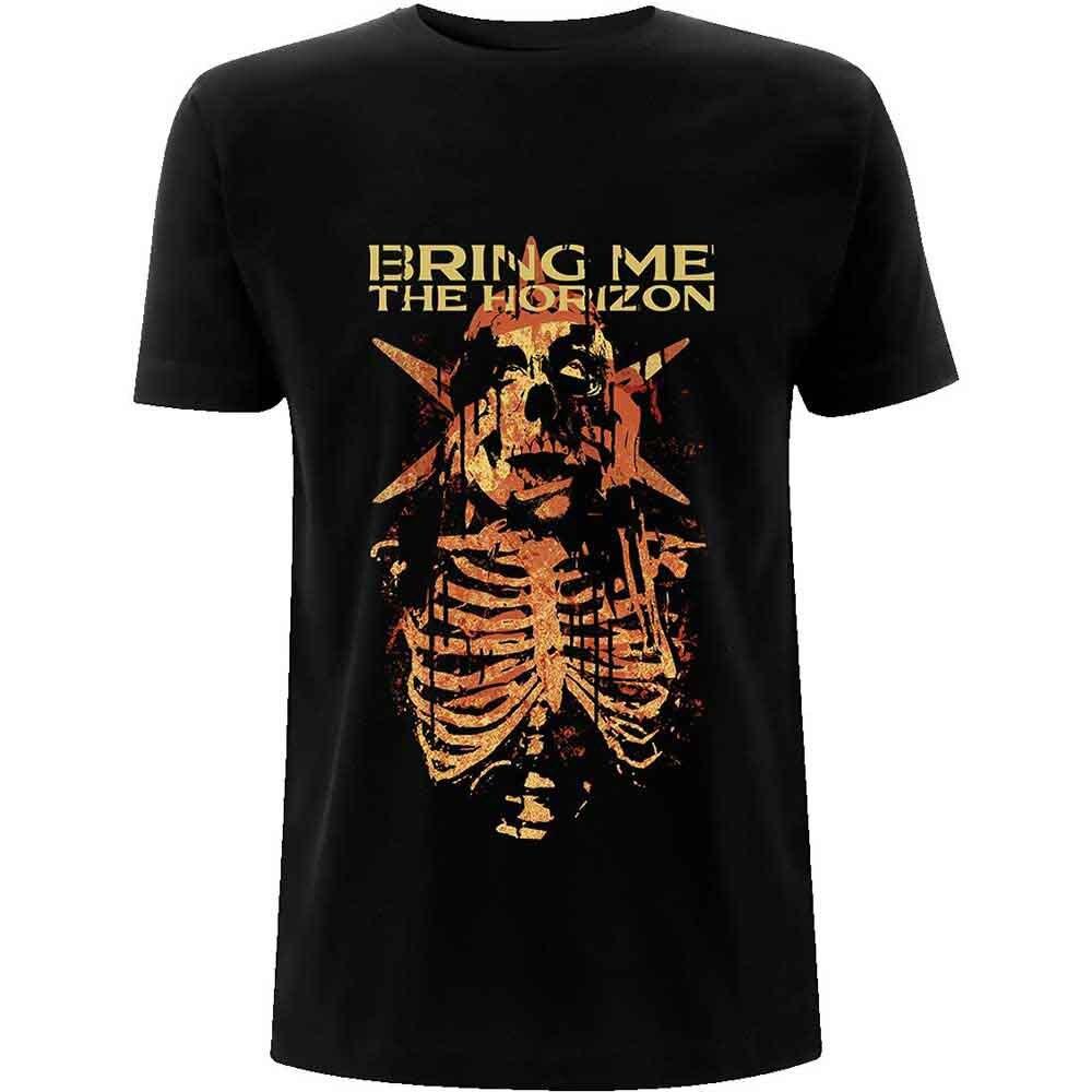 Bring Me The Horizon Skull Muss T-Shirt Black New Unisex T-Shirt L