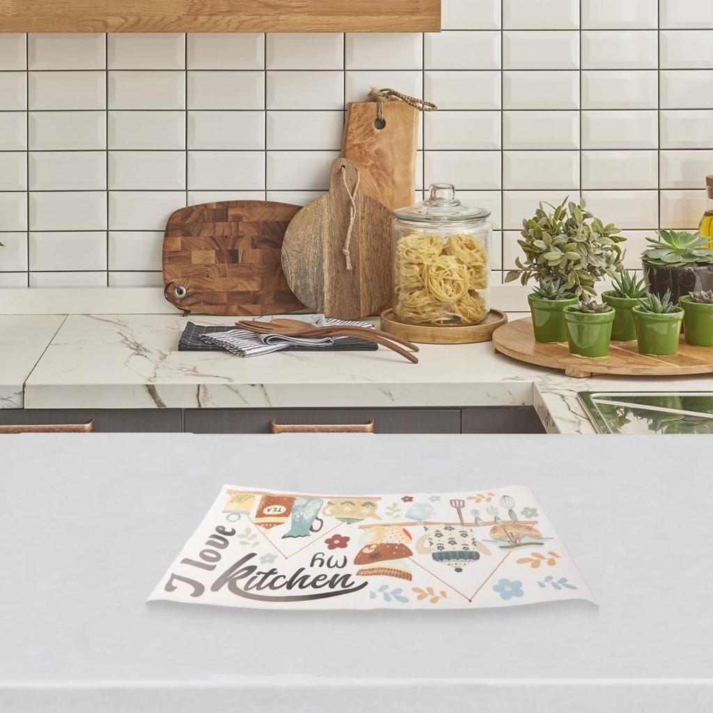 Kitchen Wall Stickers Fun Design Cook Utensils Home Decoration Restaurant