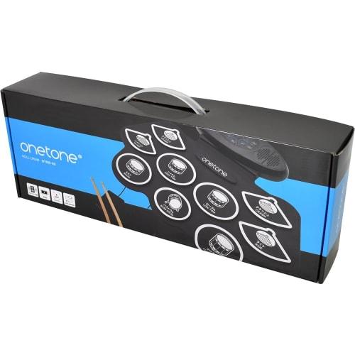 ONETONE One-Tone Roll-Up Electronic Drum Set, OTRD-05, with Built-in Speaker, Rechargeable Battery, and Japanese Language Instructions (Includes Foot