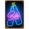 Vintage Bar Metal Signs Bathroom House Living Room Home Retro Wall Decorations Items Luxury Decor Interior Art Posters Tin Signs