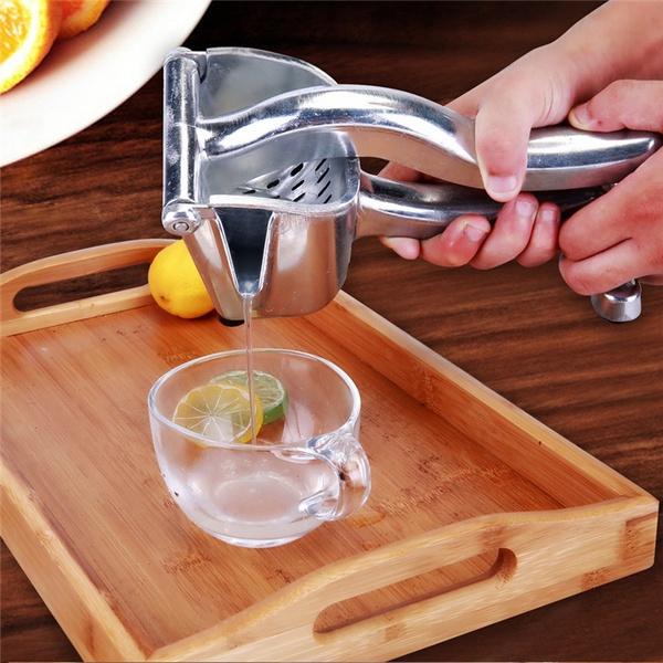 Silver Metal Manual Juicer Orange Fruit Squeezer Kitchen Gadgets Household Multi-functional Juicer Kitchen Tools Accessories