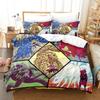 Anime Naruto Bedding Set Double Duvet Cover Comforter Akatsuki Itachi Sasuke Kakashi Sheet Bedspread Birthday Christmas Gift