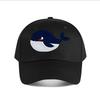 Cute Blue Whale Decor For Kids Room Baseball Cap Fashion Unisex Sunhat Womens Outdoor Sports Snapback Cap