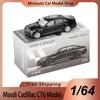 New In Stock Masdi 1:64 Cadillac Ct6 Alloy Miniature Diecast Model Cadillac Sedan Car Collection Ornaments Custom Toys Kids Gift