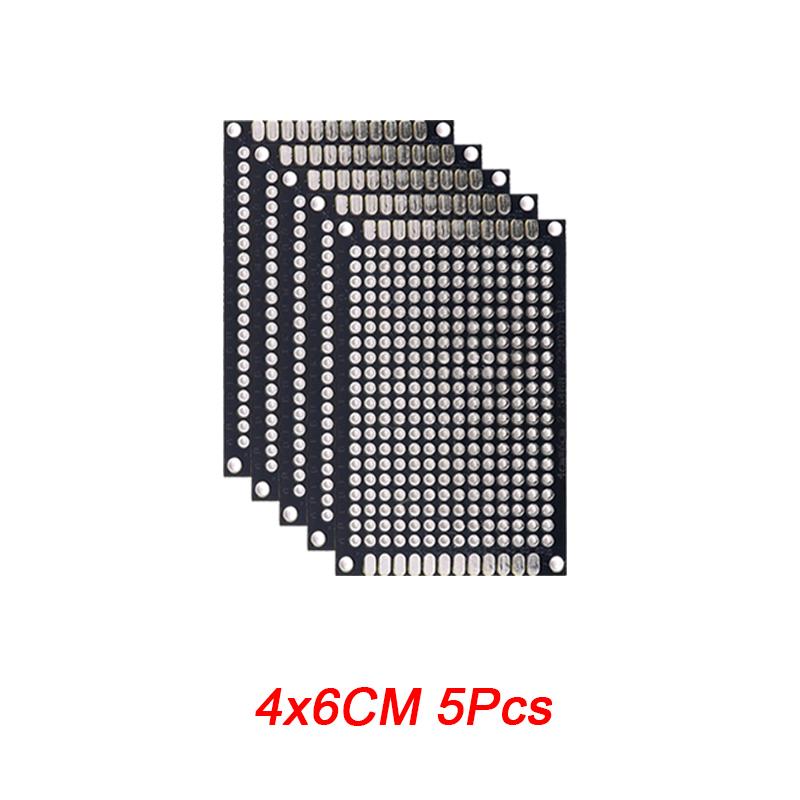 5/10PCS PCB Board Prototype Board Black Double Side Circuit Boards 2x8 3x7 4x6 5x7 7x9cm DIY Electronic Kit Free Shipping