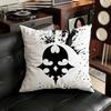 The WWorld Ends with You Pillow Case Antidustmite Pillowcase Invisible zipper silky short plush Sofa cushion cover