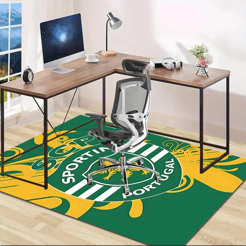 1pc Football Team Design Area Rug - Non-Slip, Soft & Cozy Floor Mat for Living Room, Bedroom, Office - Indoor/Outdoor Decorative Carpet