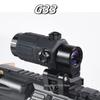 Tactical E*t*ch G33 G43 G45 Sight Fixed 3X 5X Magnifier Scope with Quick Disassembly and Flipping for Airsoft Hunting Collimator