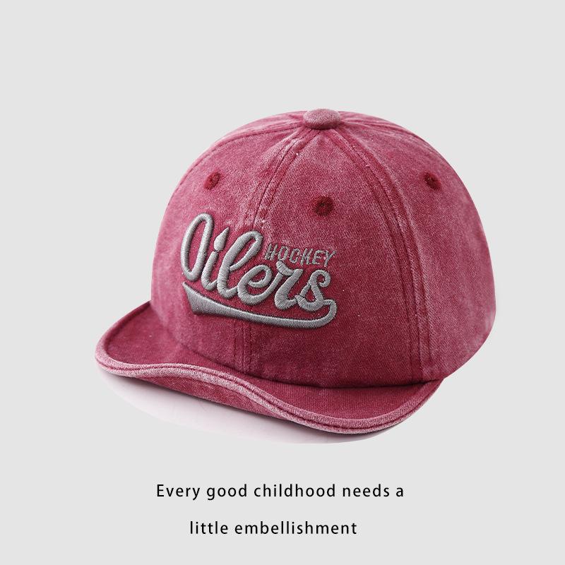 Baby Hat Spring and Autumn New Style Old Cute Children's Bear Baseball Cap Soft Brim Versatile Infant Baseball Cap