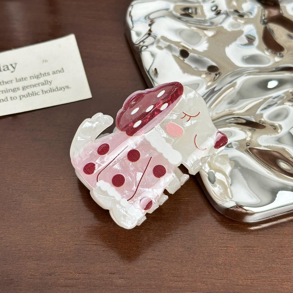 Adorable Acrylic Cartoon Bear Hair Claw Clip Fashionable Hair Accessory For Girls
