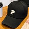 Letter P The Embroidery Mens Summer Sun Protection Baseball Cap Breathable Hat