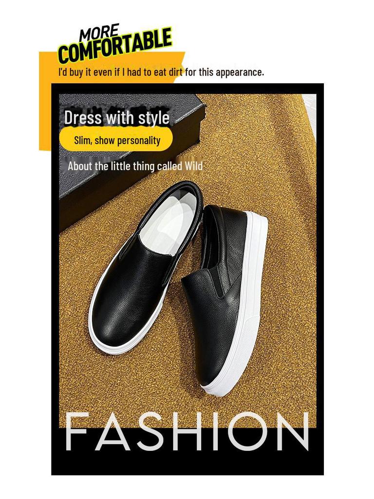 Dámské podzimní mokasíny z hovězí kůže s měkkou podrážkou - Lehké, prodyšné, ležérní, boty odolné proti opotřebení