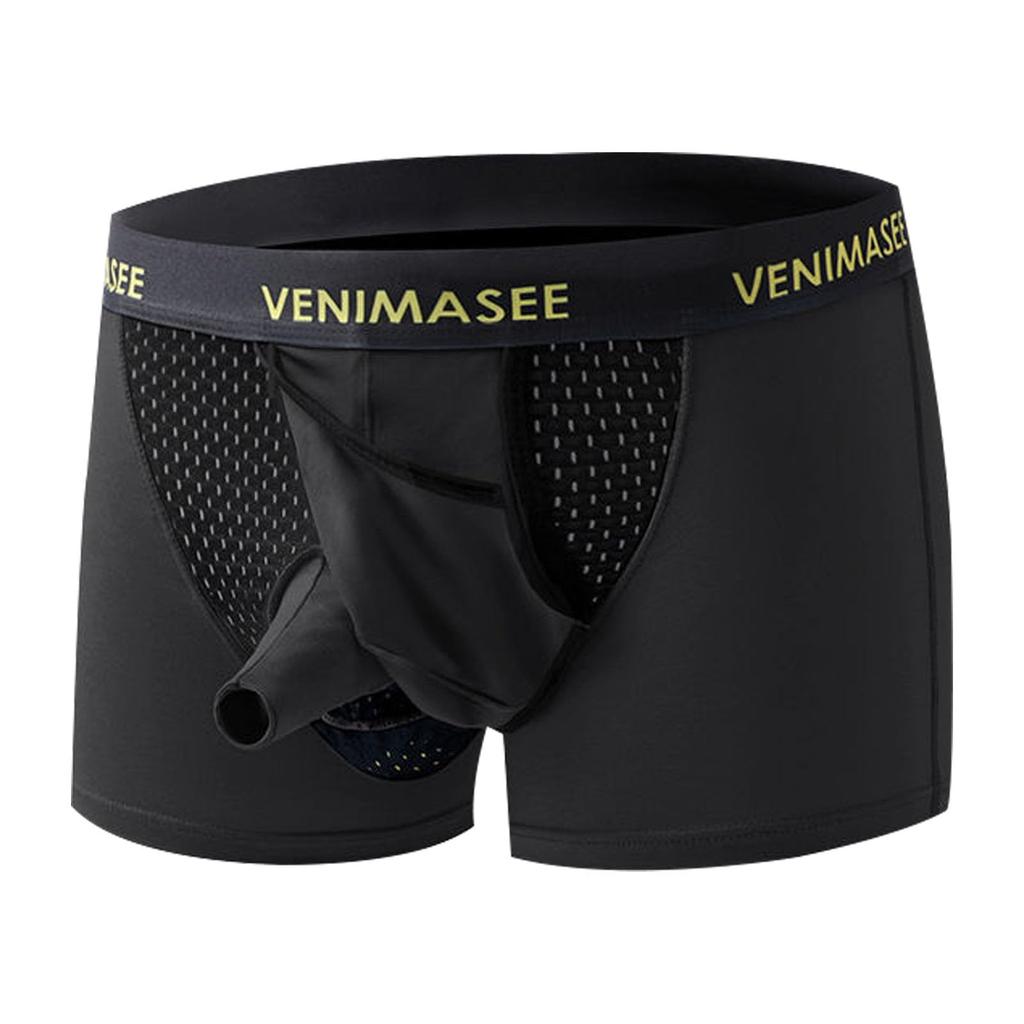 phimosis correction separate front soft prevents slipping exposes the bigger crotch not for L [JIENINGYOU] Men's pants, type, opening, silicone, off,
