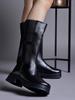 Shoetopia Stivaletti Corti da Donna con Tacco Chunky e Suola Antiscivolo, Comodi Stivaletti alla Caviglia alla Moda | Suola Morbida e Ammortizzata | Casual, per Feste e Invernali