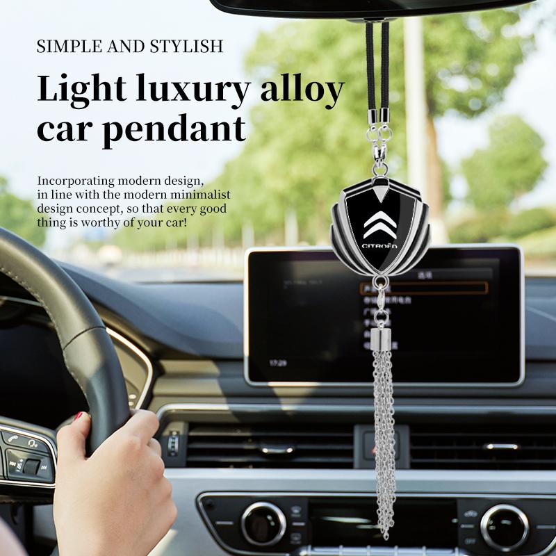 Metalowy Brelok 3D Citroen C4 C3 C5 C1 C2 C8 Berlingo Picasso C-Elysee Saxo do Samochodu Breloki do Lusterka Wstecznego Wisząca Ozdoba