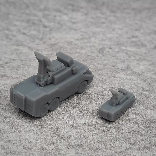 5PCS DIY Resin Model HQ-17A Anti-Aircraft Missile 6X6 Ringed Armored Vehicle 1/700 1/350 Scale Defense Vehicle Model for Display (1/700 (1.1cm))