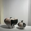 Ceramic Vase Irregular Ink Flow Flower Vase Handmade Porcelain Pot Ceramic Handicrafts Flowerpot Home Decoration Accessories