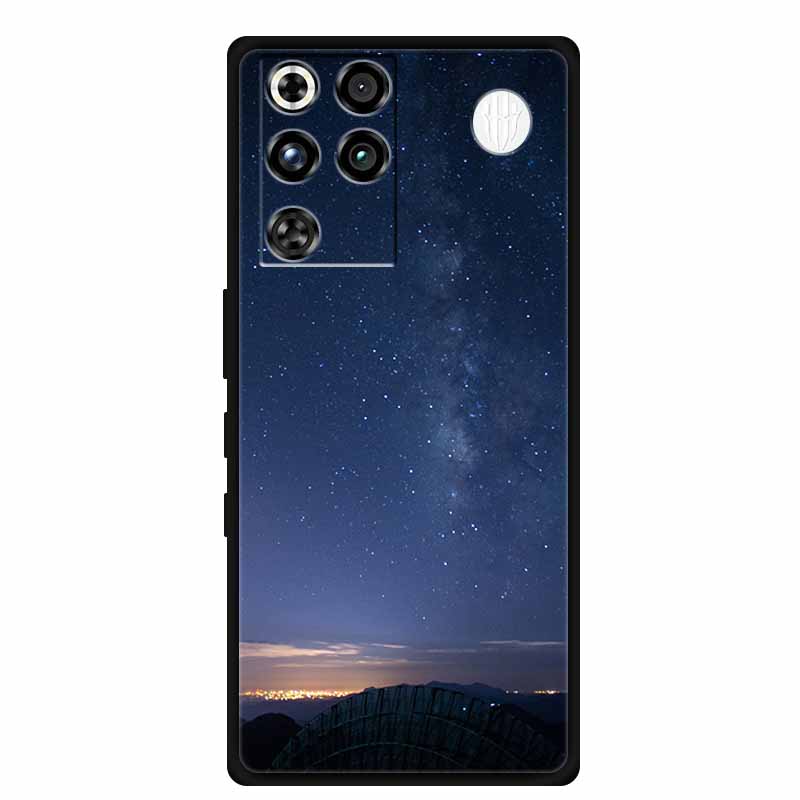Phone Case For ZTE Nubia RedMagic 11 Pro 5G Back Cover Case Black Silicone TPU Soft Coque For Nubia RedMagic 11Pro Funda Capas