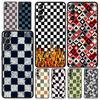 Schachbrett karierte Schachbrett Handyhülle Für Samsung Galaxy S25 Edge S24 S23 S22 S21 Ultra S20 FE 5G S10 S10E S9 Plus Hülle