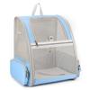 Pet Cat Carrier Backpack Breathable Portable Travel backpack for cat and dog With Anti Breakaway Belt Three-door design