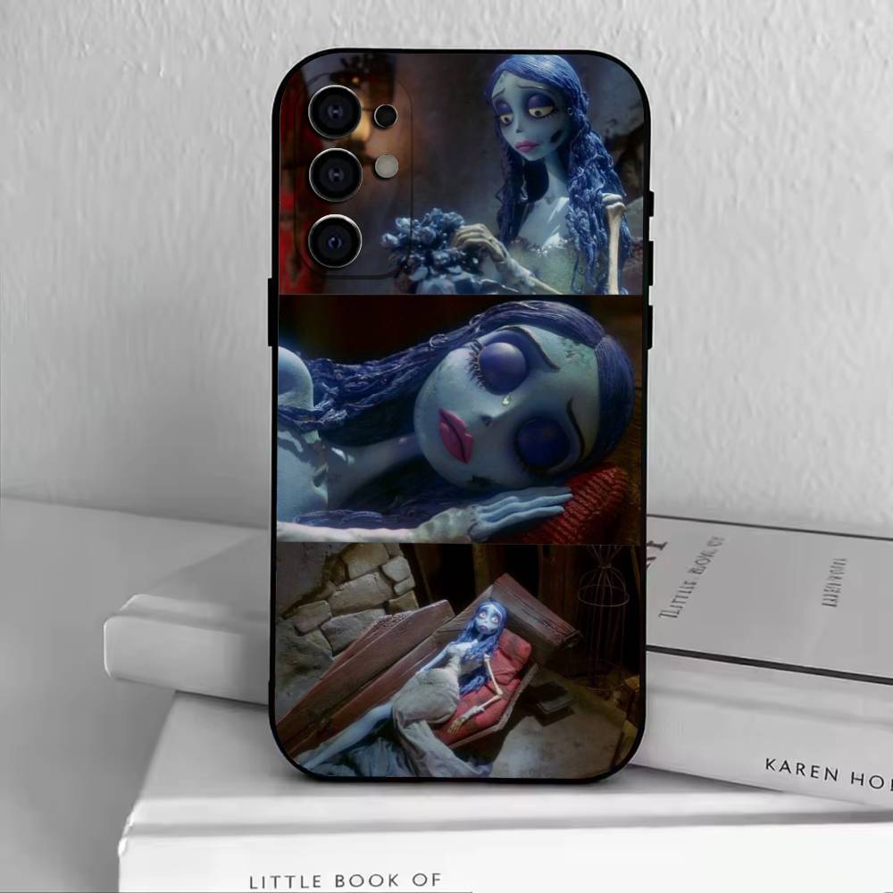 Corpse Bride-E-Emily Handyhülle Für Samsung S25,S24,S21,S22,S23,S30,Ultra,S20,Plus,Fe,Weiche Silikon-Schwarze Abdeckung