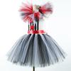 Clown Costumes Girls Halloween Tutu Dress Outfit Kids Christmas Party