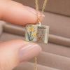 Flower Pendant Necklace Copper 17 Mm 1 Pc