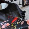 GMXIA Women Plus Size A-Line Loose Dress Black Long T-Shirt Dress Silky Comfortable