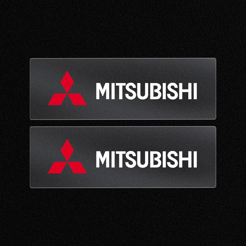 

New Car Interior Sticker Central control Decals Emblem Badge For Mitsubishi ASX Lancer Pajero Outlander L200 Lancer EX Pajero