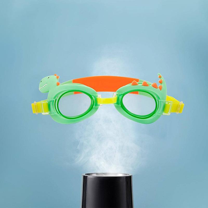 Cartoon Colorful Pony Children's Diving Glasses Children Swimming Goggles Waterproof Anti Fog Adjustable Glasses