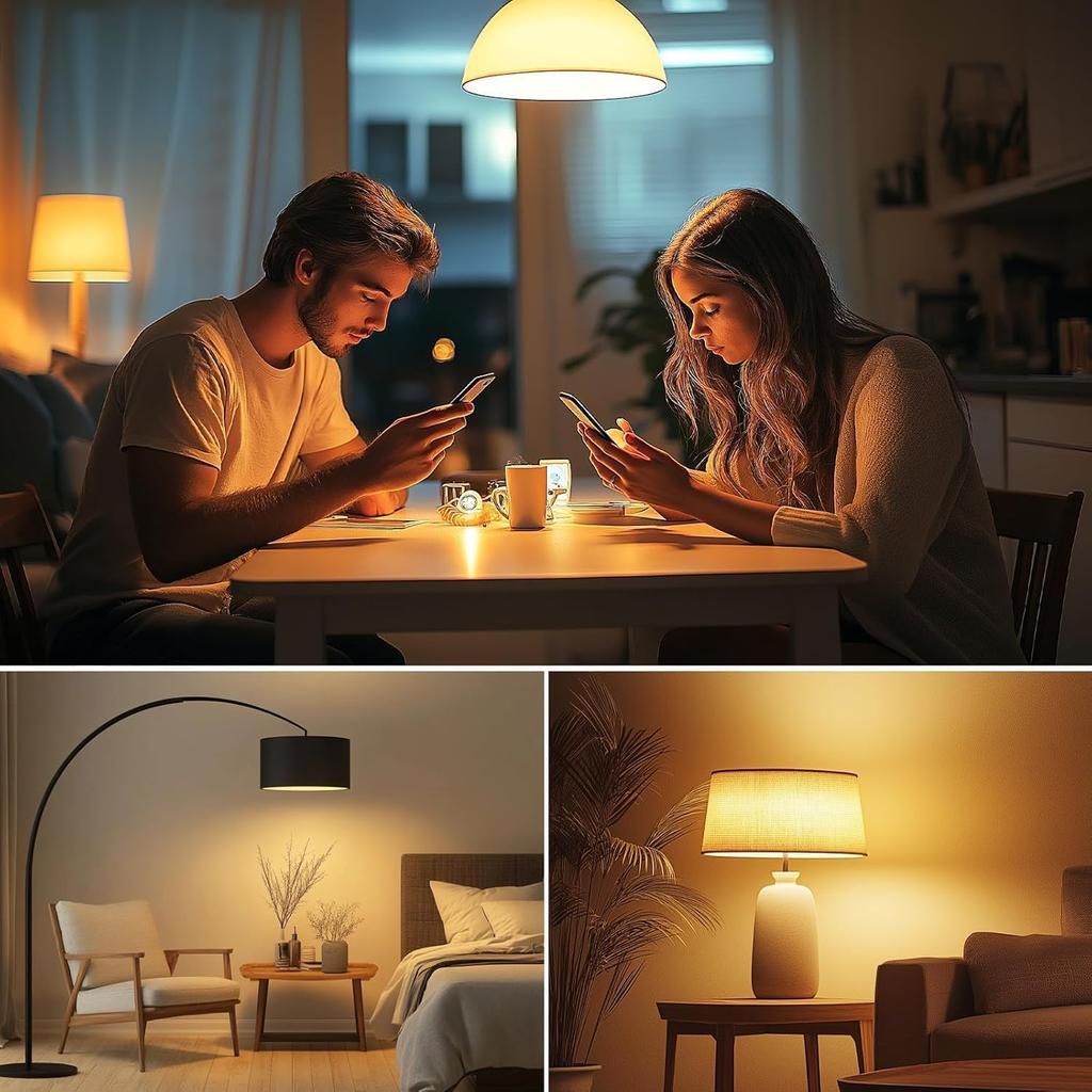 Dimmable LED Bulbs, E26, 100-type equivalent, 10W, Omnidirectional, Dimmable, Compatible with Sealed and Insulated Fixtures (Warm White, Set of 6)