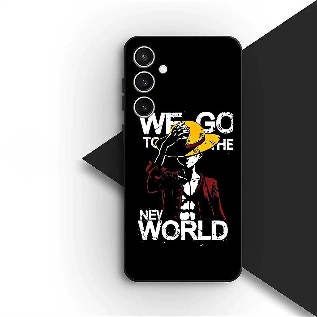 One Luffy Pieces Silicone Phone Cover for Apple iPhone 17 Air 12 13 Pro Max Mini ProMax 7 + 8 Plus Soft Case