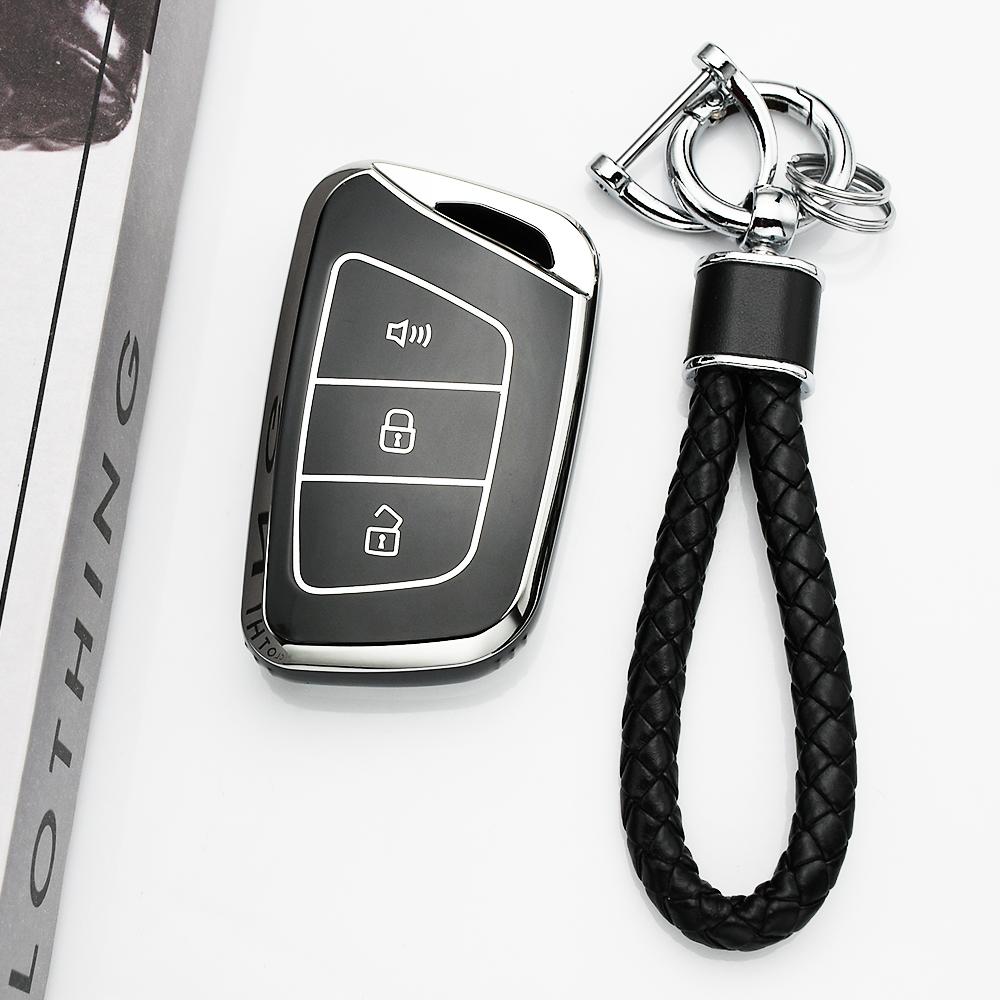 Auto Keyless Shell Protector For Jac Hunter Pickup Ievs4 Iev7S Refine S4 S7 A5 Tpu Car Remote Key Case Cover Bag Accessories