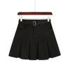 Women's Summer A-line Short Skirt Girls Large Size High Waist Thin Mermaid Skirt Female Solid Color Vintage Streetwear Skirts