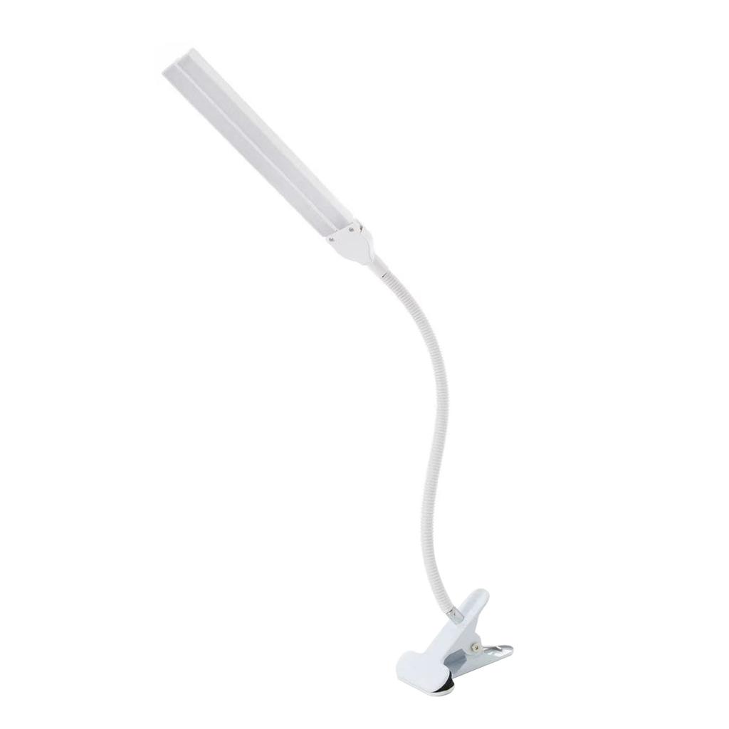 Clip On Desk Lamp Dual Head Eye Care Dimmable LED Night Light for Student Children   Reading Bedside