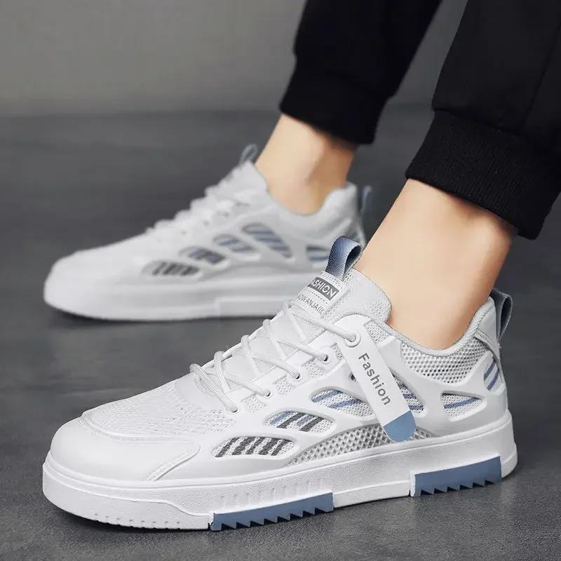 Summer Outdoor Running Shoes for Men New Comfortable Mesh Breathable Men's Casual Shoes Lightweight Non Slip Mens Training Shoes