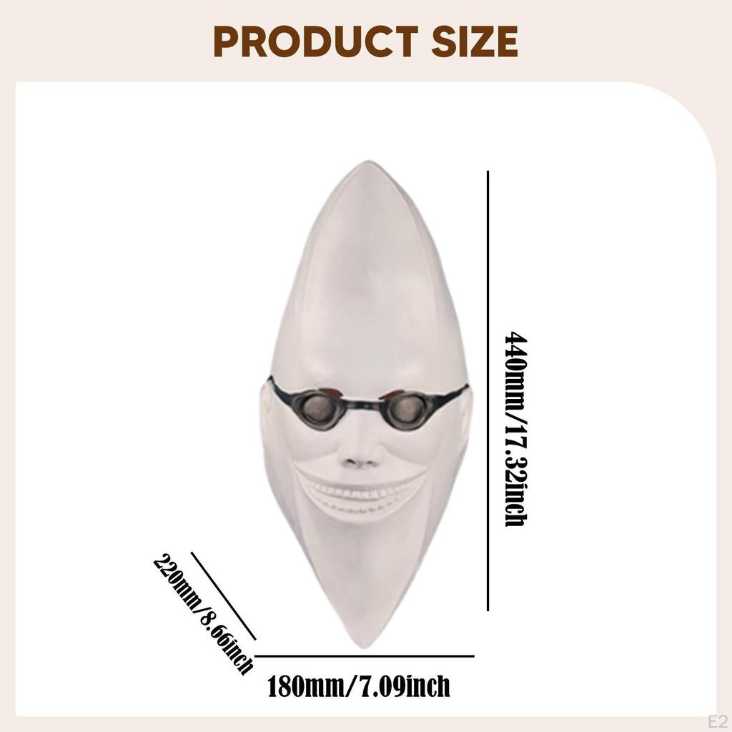 Moon Man Fun Cosplay Full Head for Festive Role Playing Photo Prop Holiday