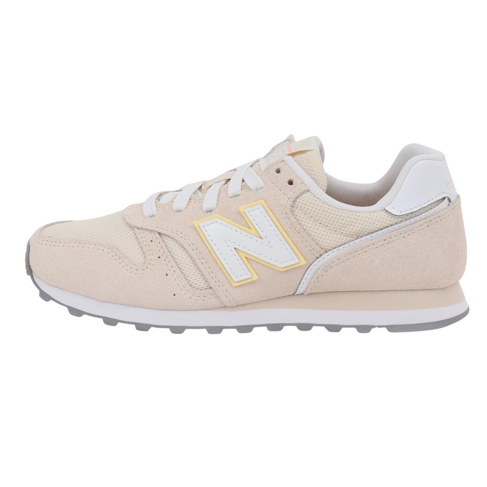 New Balance Women's WL373 - Lightweight Lifestyle Sneaker Off-White 23.5cm