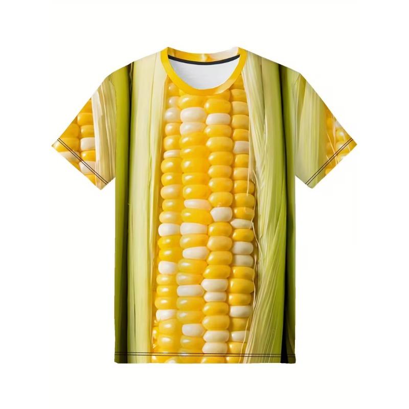 Latest Adult and Children Parent-child Couple Friend Funny Vegetable 3D Print All-over Multiple Styles Personalized T-shirt